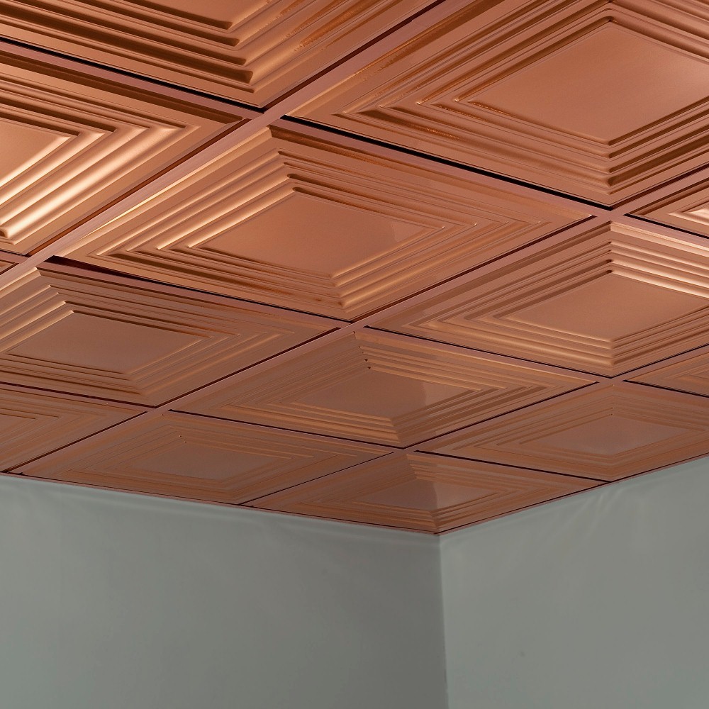 Fasade – 2ft x 2ft Traditional Style #3 Lay In Ceiling Tile/Panels (5 Pack)
