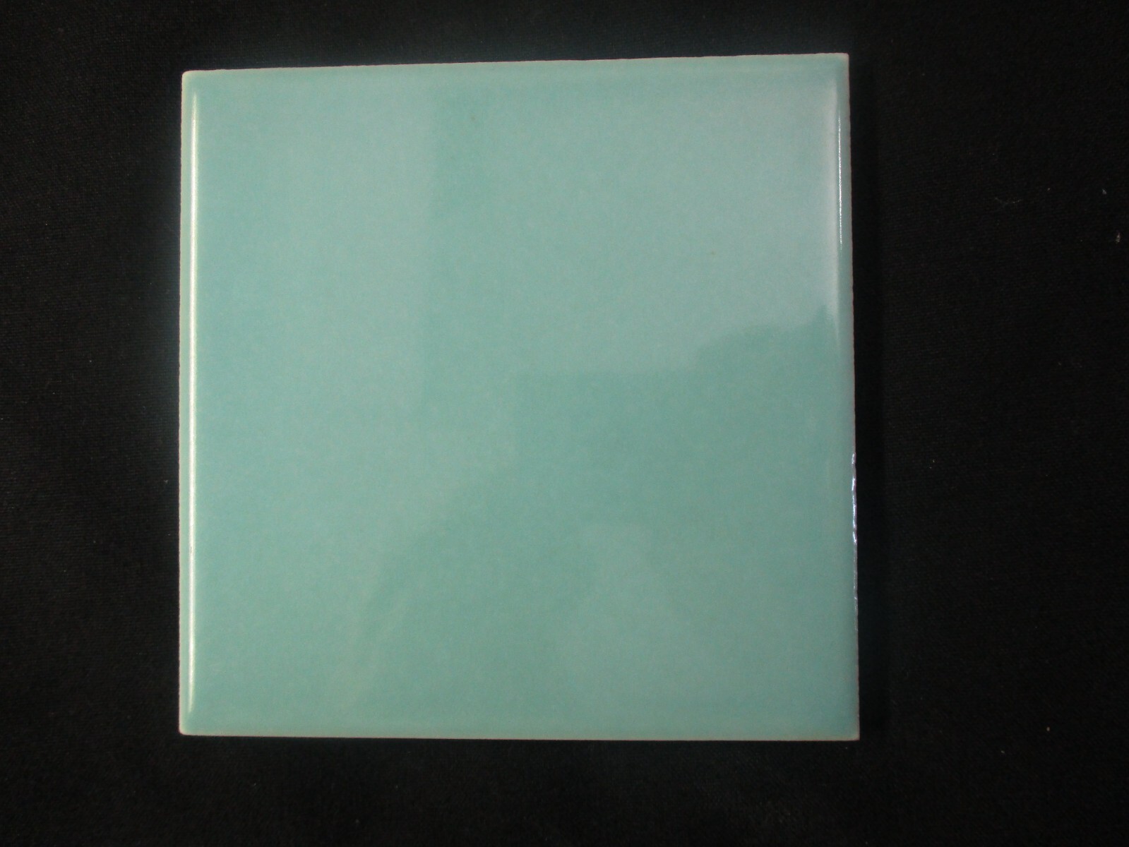 1 Wall Tile Atco USA 4-3/8″ Sq. Aqua Green Turquoise Ceramic 1950s Retro Vintage