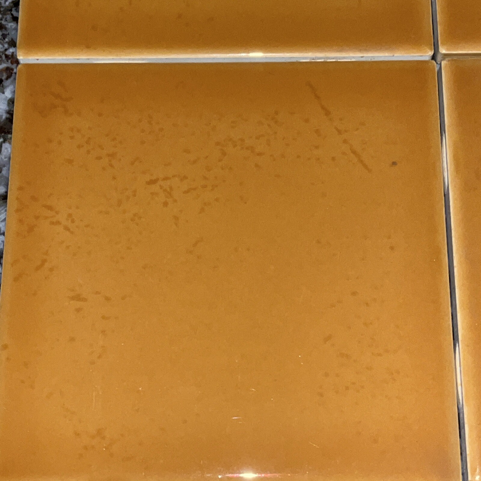 6 pcs. Mustard Seed KK04 Ceramic Tiles Daltile 4-1/4″ New Free Shipping USA