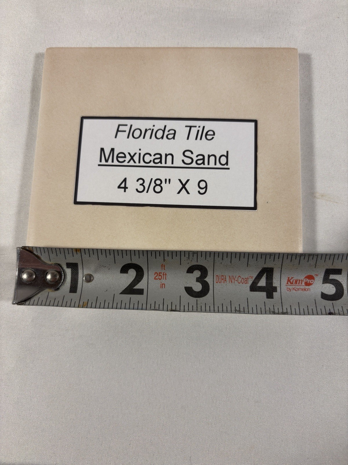 9*pcs – 4 3/8” Vintage Florida Tile – Mexican Sand – Matte Ceramic Wall Tile