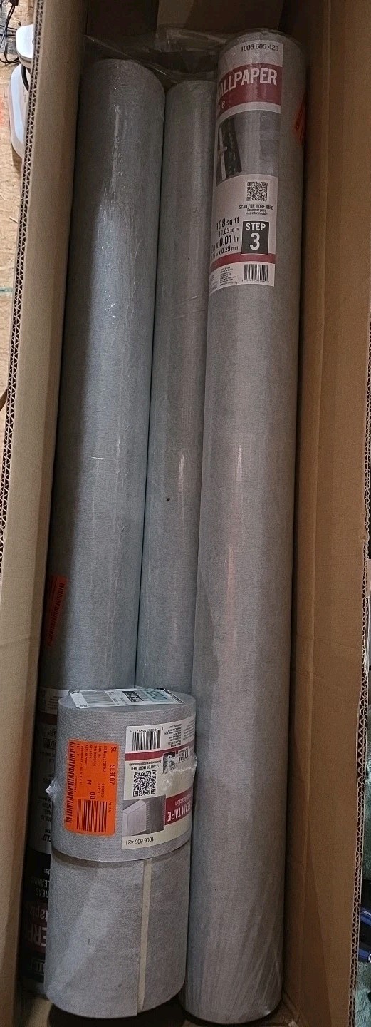 LOT- 3 Watershield Waterproof Wallpaper Membrane, 3.25′ x 32′ x 0.01 + 2 TAPE