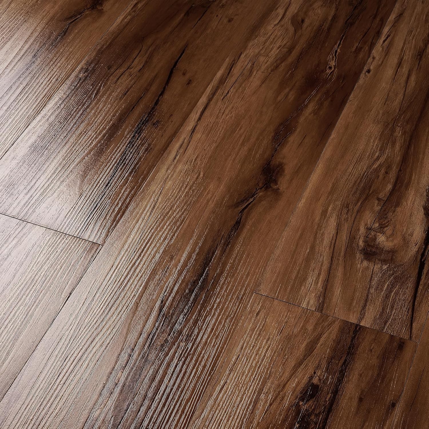 36-Pack Wood Vinyl Floor Tiles 6×36 Waterproof DIY Renter Friendly