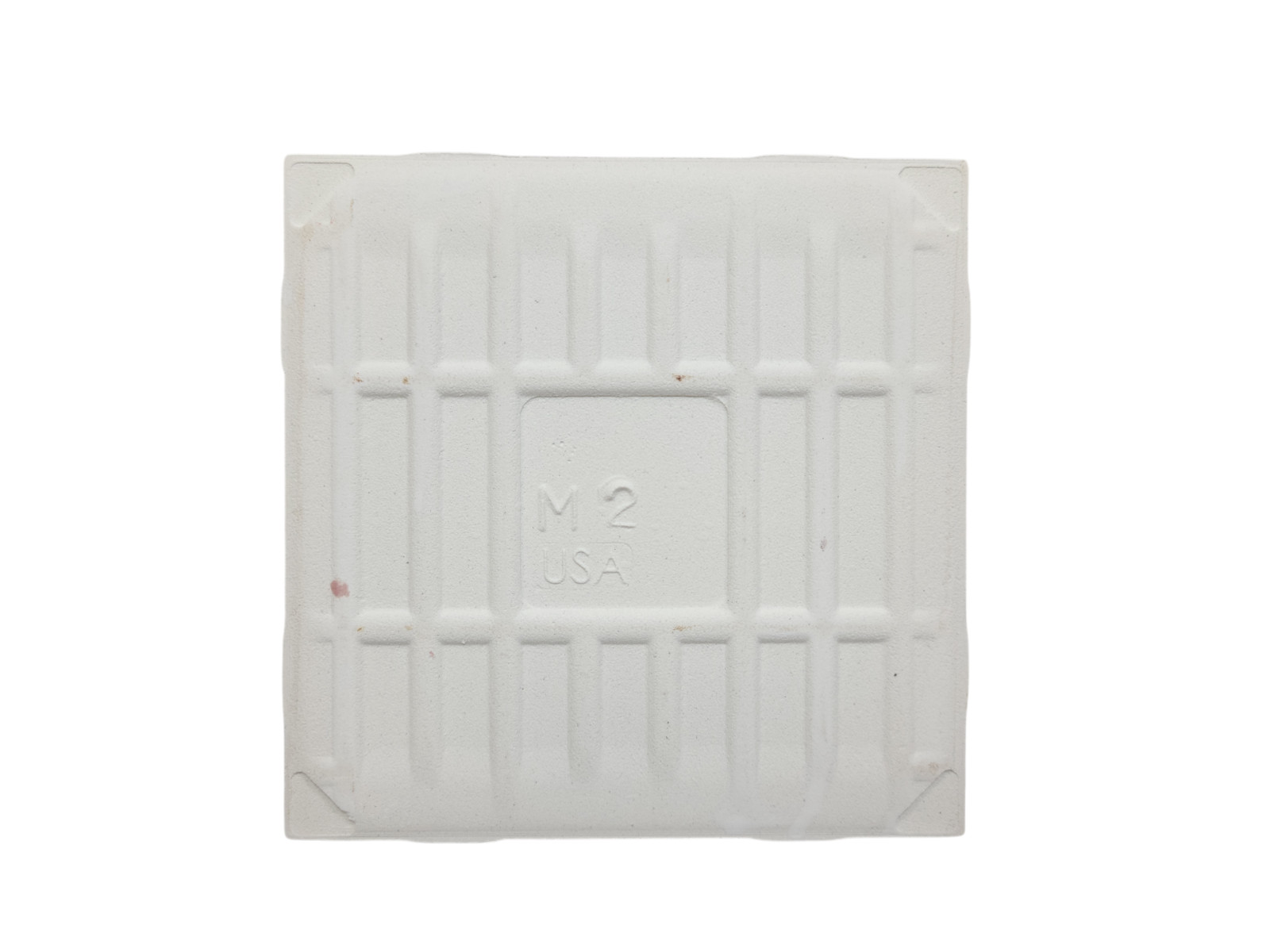 Carnation Pink Ceramic Tile 4.25 in Subway Square Mid Century Modern