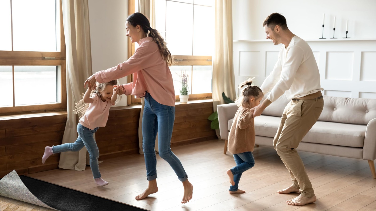 QuietWalk LV 50 – Underlayment for Luxury Vinyl, Laminate & Engineered Wood Floo