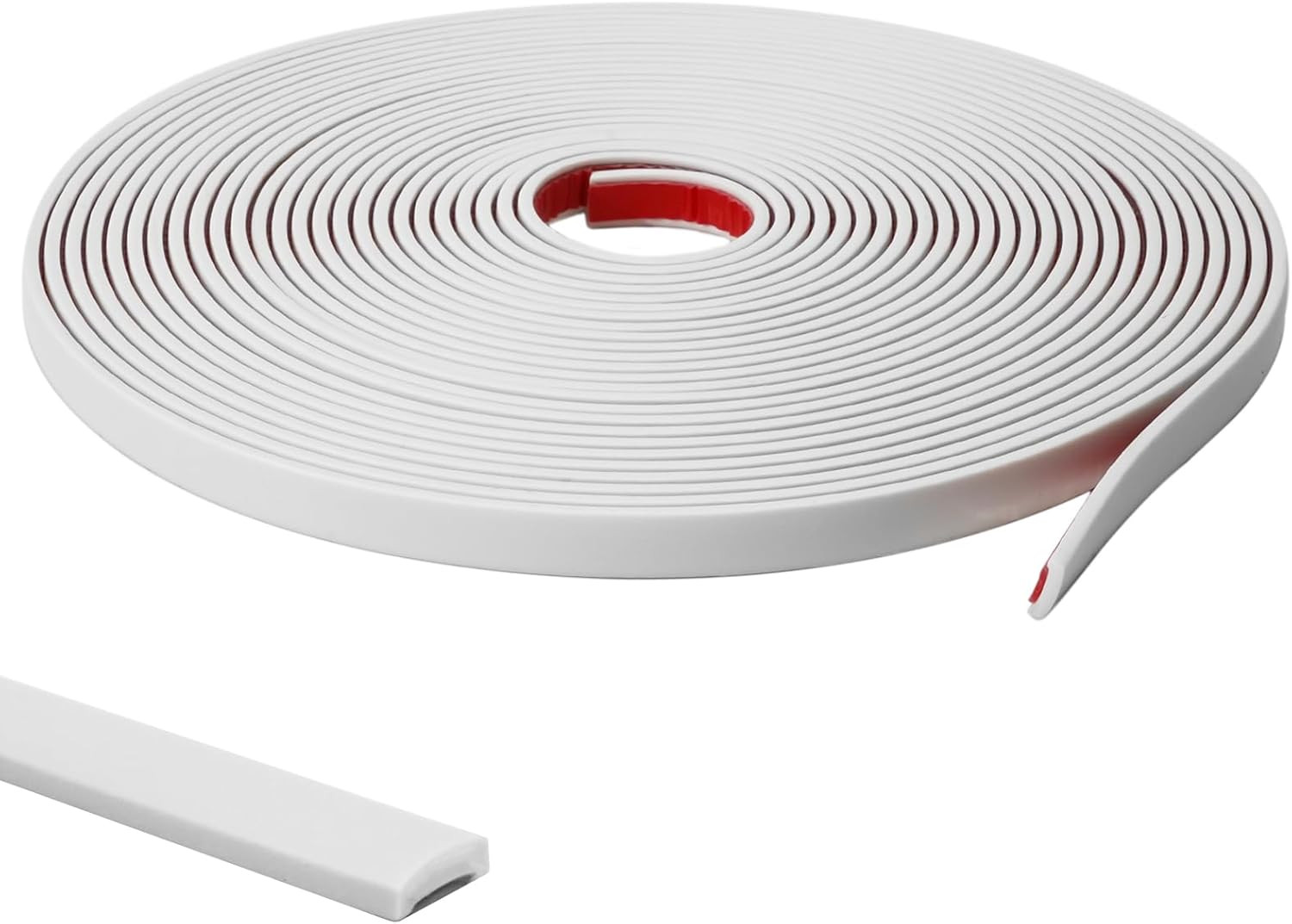 9.8 Ft Peel and Stick Wall Molding Trim, White(Paintable) Self Adhesive Flexible