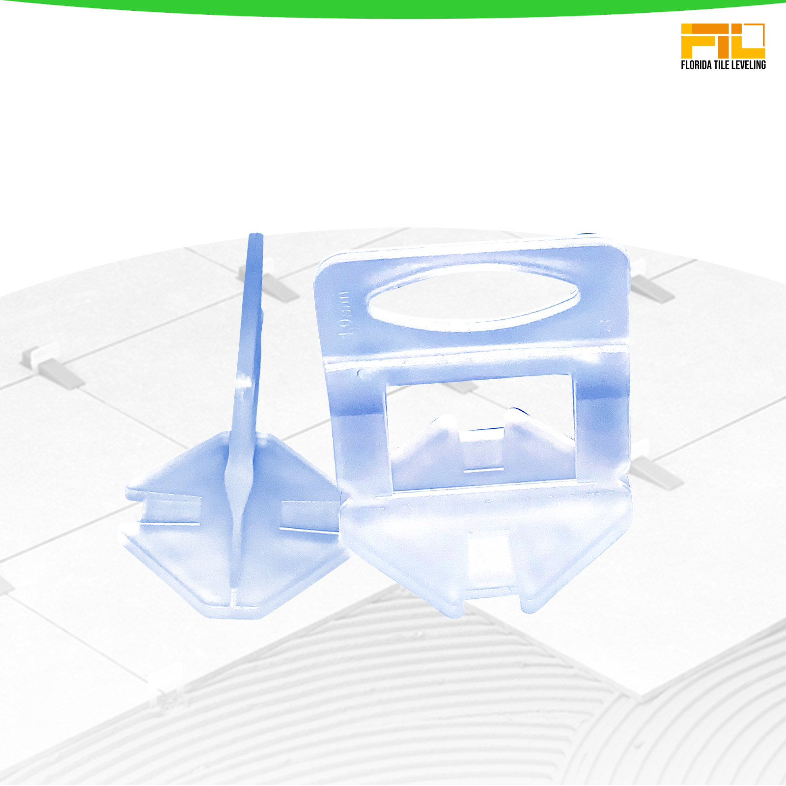 3.000pcs Tile Leveling System Clips Spacers 1.0mm 1/32 Tile Tiling Floor
