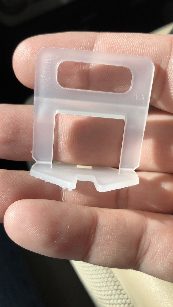 3000 Clip Tile Leveling System Kit Floor Wall 1.5mm 1/16 Tile Spacer Tiling Tool