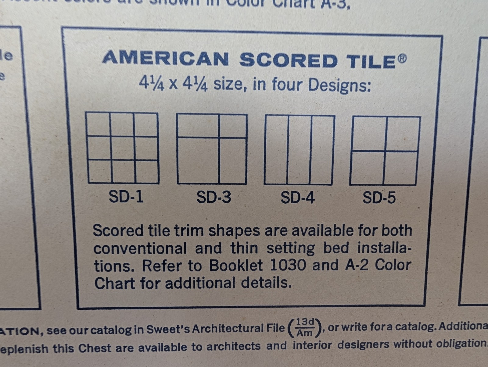 2 pcs American Olean Crystalline Yellow #309 Tile 4-1/4″ SD-1 Scored 9ths