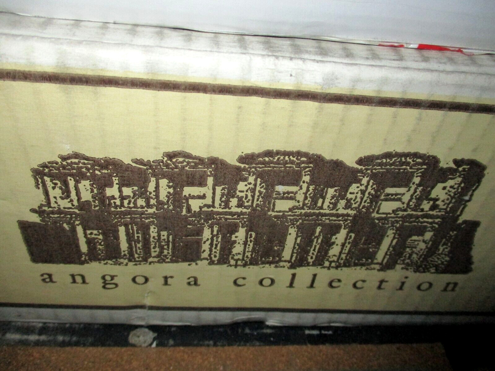 1 Trim Tile Angora Canada Ceramic Clay Brown 7-7/8″ X 1-1/4″ Roped Matte Border