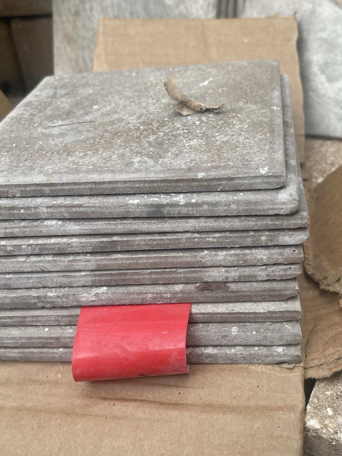 10 piece grey 6 inch swimming pool tile 2.5 Square Feet Border Waterline Wall