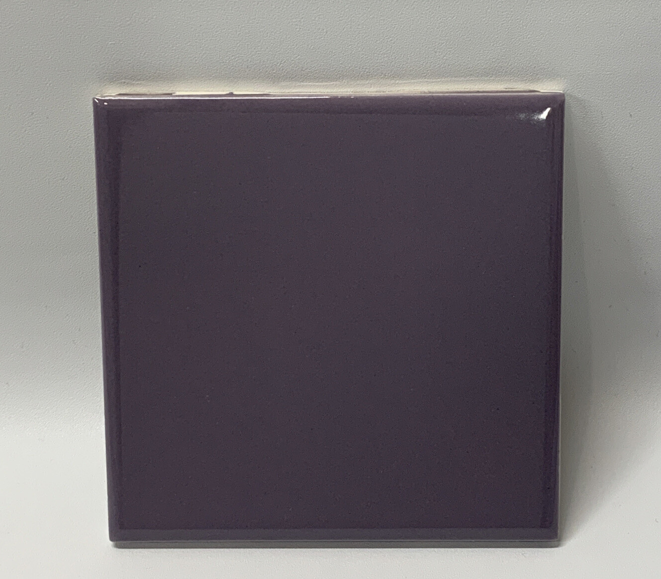 Lilac Violet Purple Ceramic Tile 4 3/8 Vintage FT Mid Century Modern 4×4 Tile
