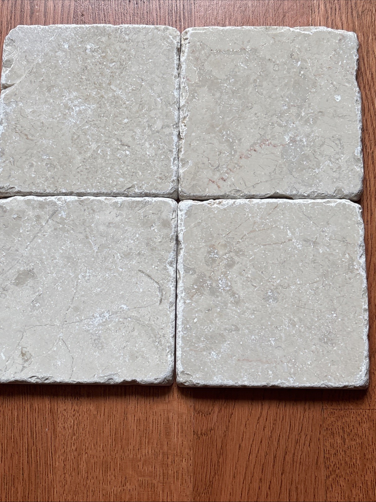 4”x4” Crema Tumbled Travertine Mosaic Tile (Sold By 20 PIECES)