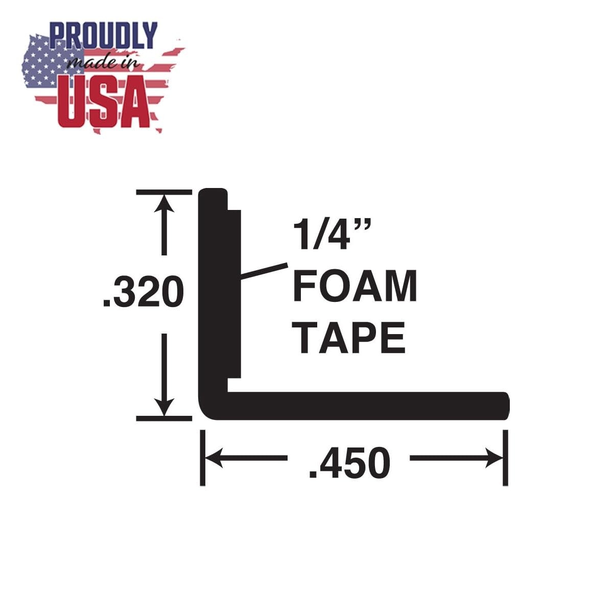 4 PCS Black Styrene Plastic Extruded 90 Degree Angle 36×7/16×5/16 In 3/64 In