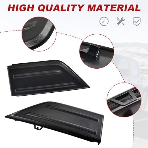 Front Bumper Guards Pads for 2021-2023 Ford F-150, Black Bumper Anti-Scratch