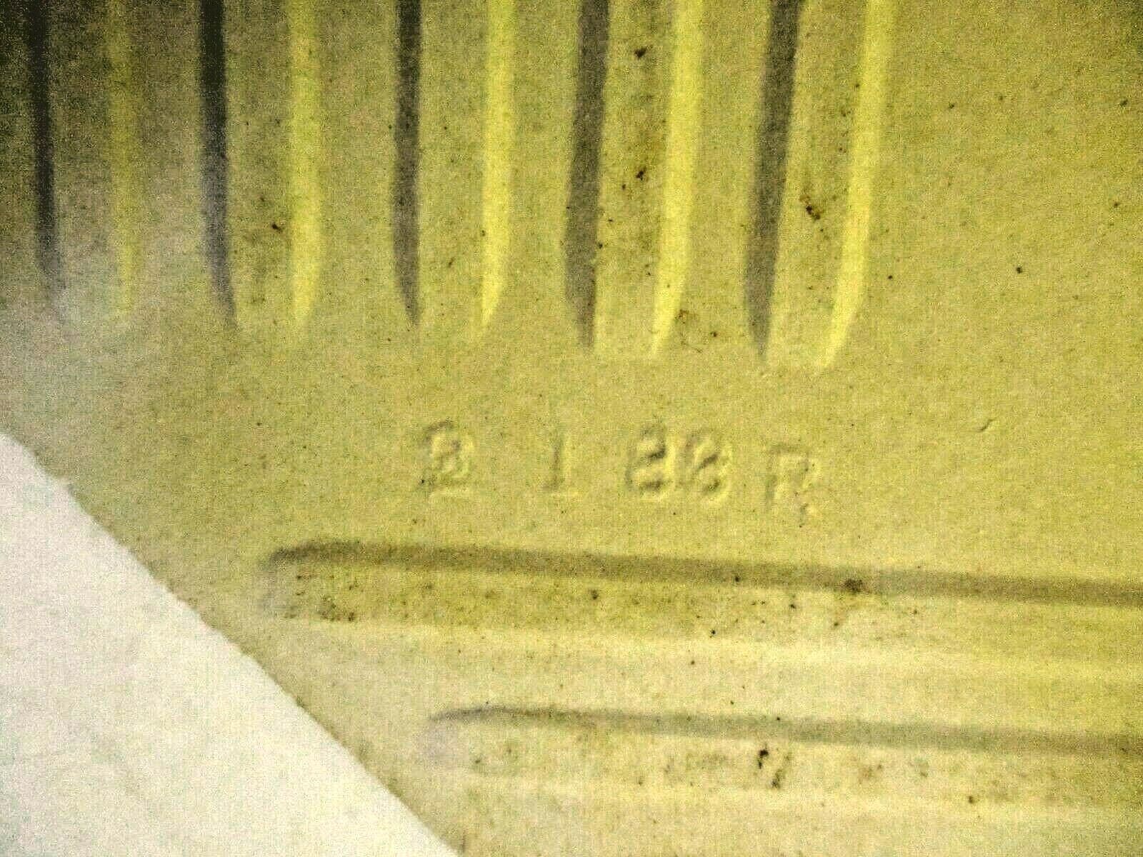 1 Bullnose Wall Tile US Ceramic USA 4-1/4″ Square Gloss Dark Beige Vintage 1970s