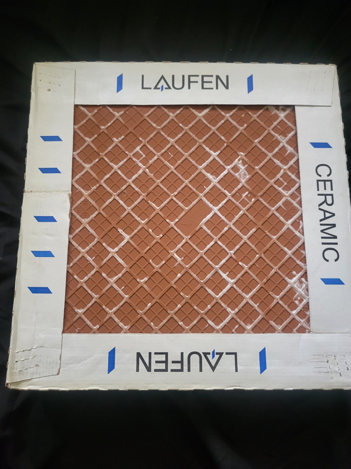Laufen Cream Ceramic Tile 16X16 Lot Of 9
