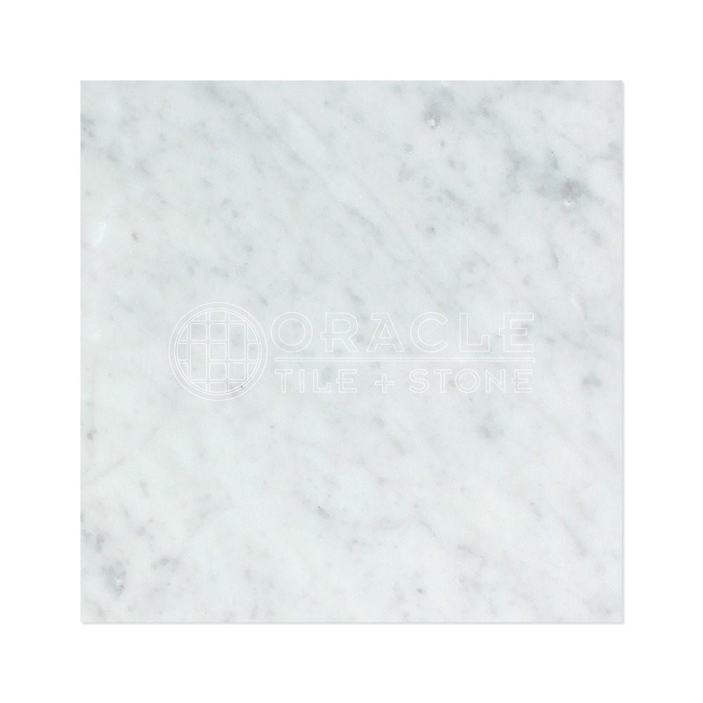 Carrara White Italian (Bianco Carrara) Marble 18 X 18 Field Tile