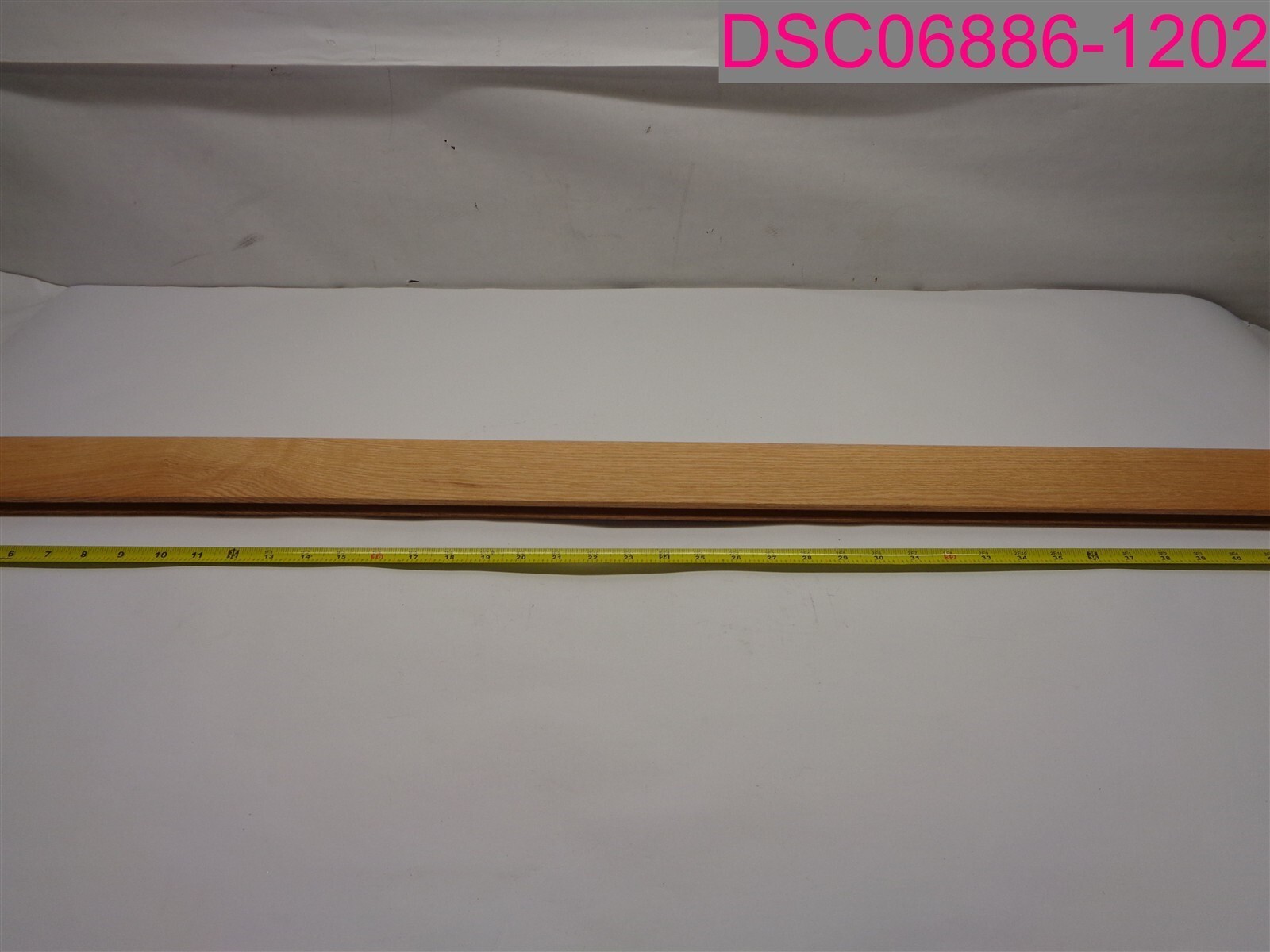 QTY=2; 3/4″ Stair Nose Natural Oak 16144, 47″L x 3″W x 3/4″ Thick. 847483061445