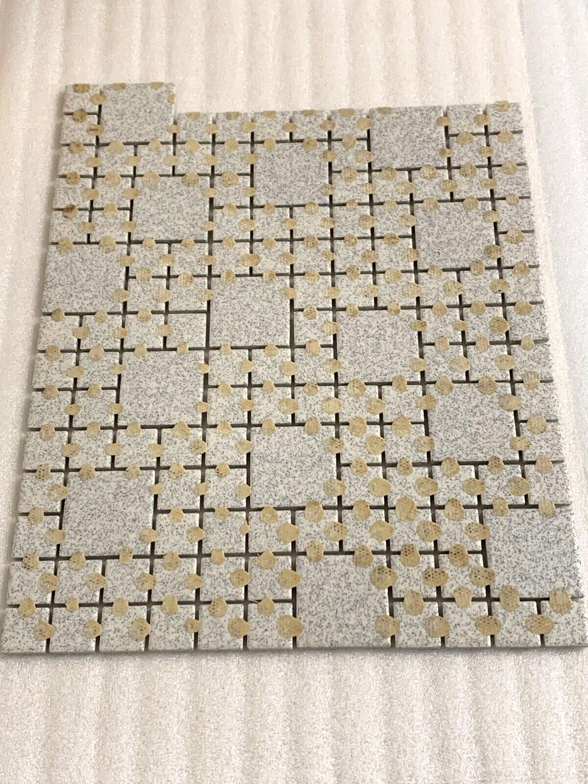 New Daltile Mosaic Keystone 12″ x 24″ Floor Tile White/Black Speckled *120sqft*