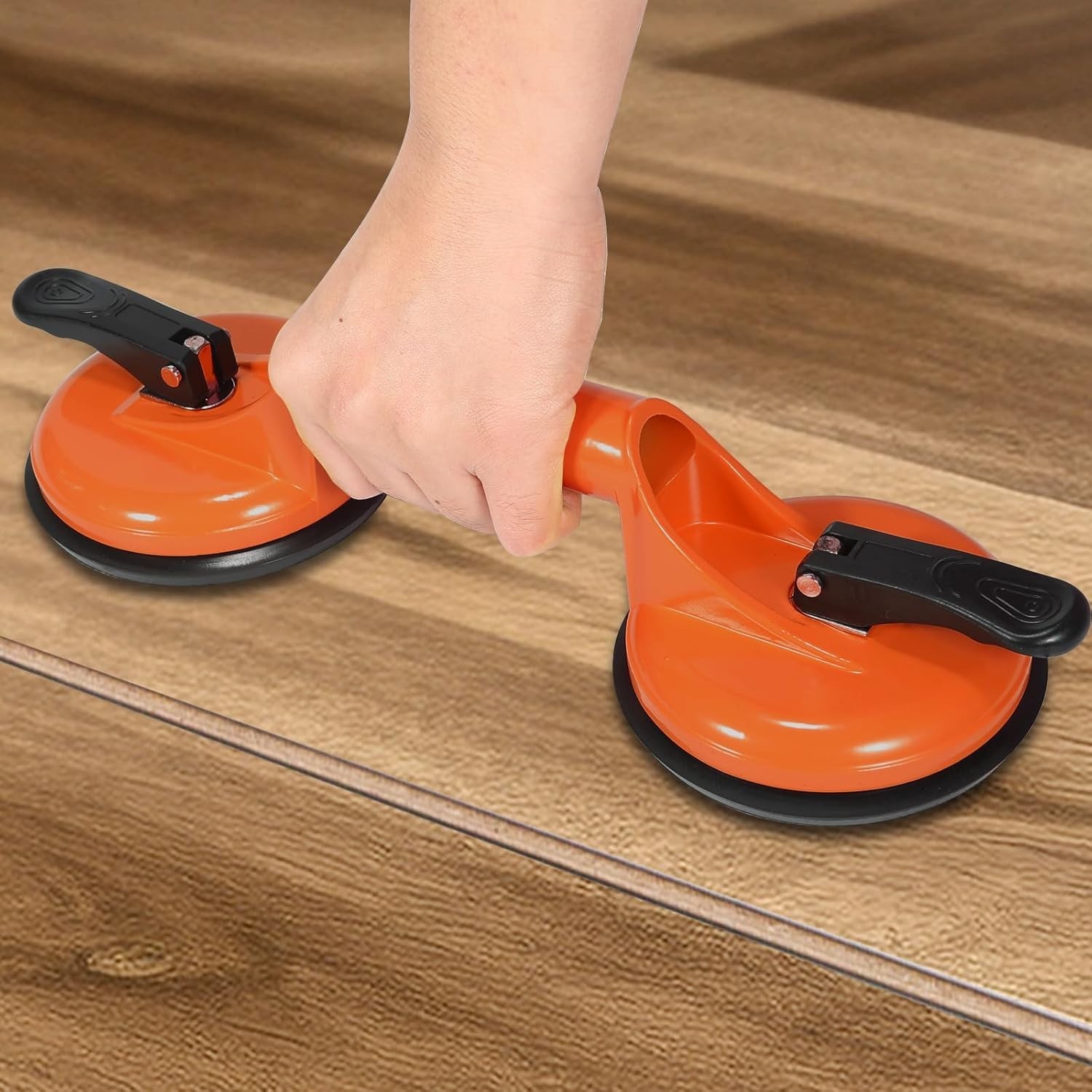 Floor Gap Fixer Tool for Laminate Floor Gap Repair Plank Grabber Includes Hea…