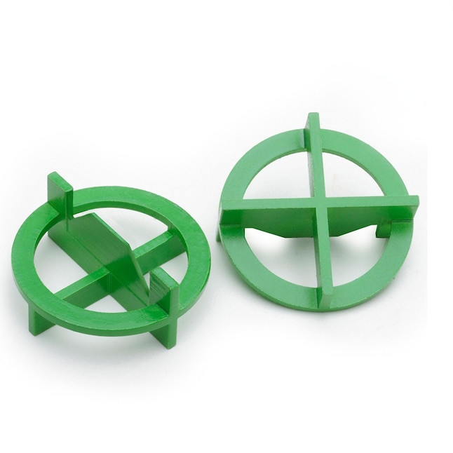 TAVY 1/16 in (1.5mm) Tile Spacers Green 2-Sided Plastic 100 Pack