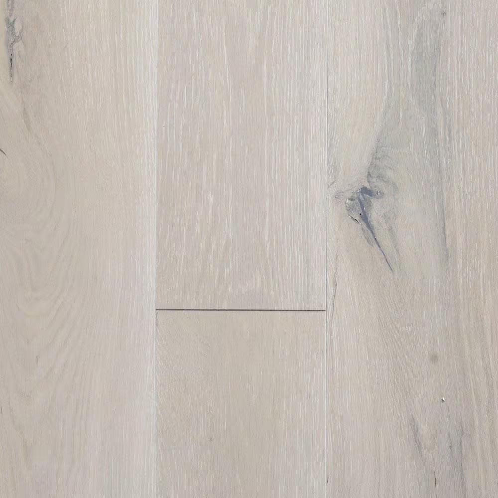 Castlebury French Linen Eurosawn White Oak 3/4 In. T X 4 In. W Wire Brushed Soli
