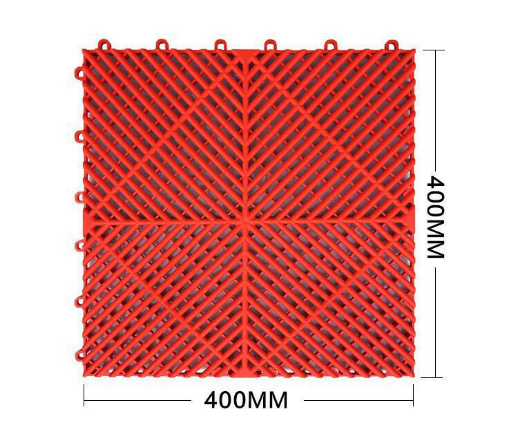 Interlocking Vented Nitro Garage Floor Tiles 16″x16″ | 30 Pack