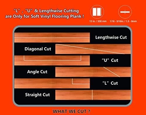 Floor Cutter for VCT, LVT, PVC, Rubber Floor and Rigid Core VINYL Plank