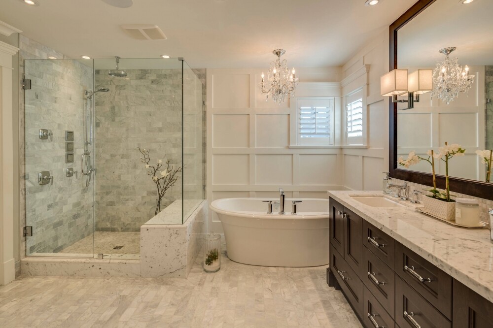 C53H 4×12 Carrara White Marble Honed Wall and Floor Tile Venato Bianco