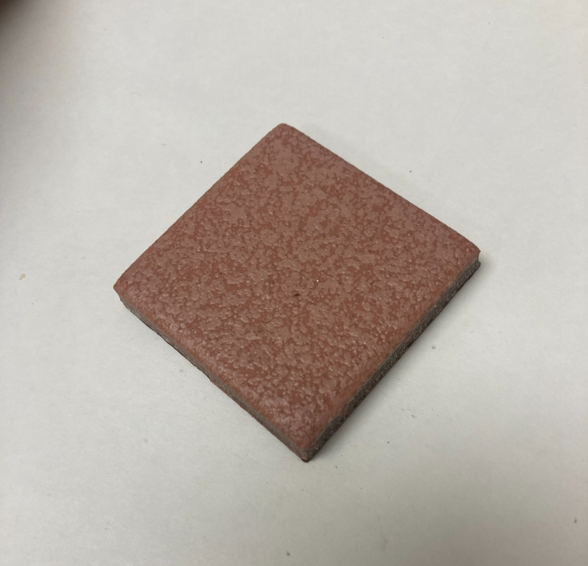 2×2 Tile Textured Rose Clay Red Loose Wall Remodel Ceramic C#98-111 Sample