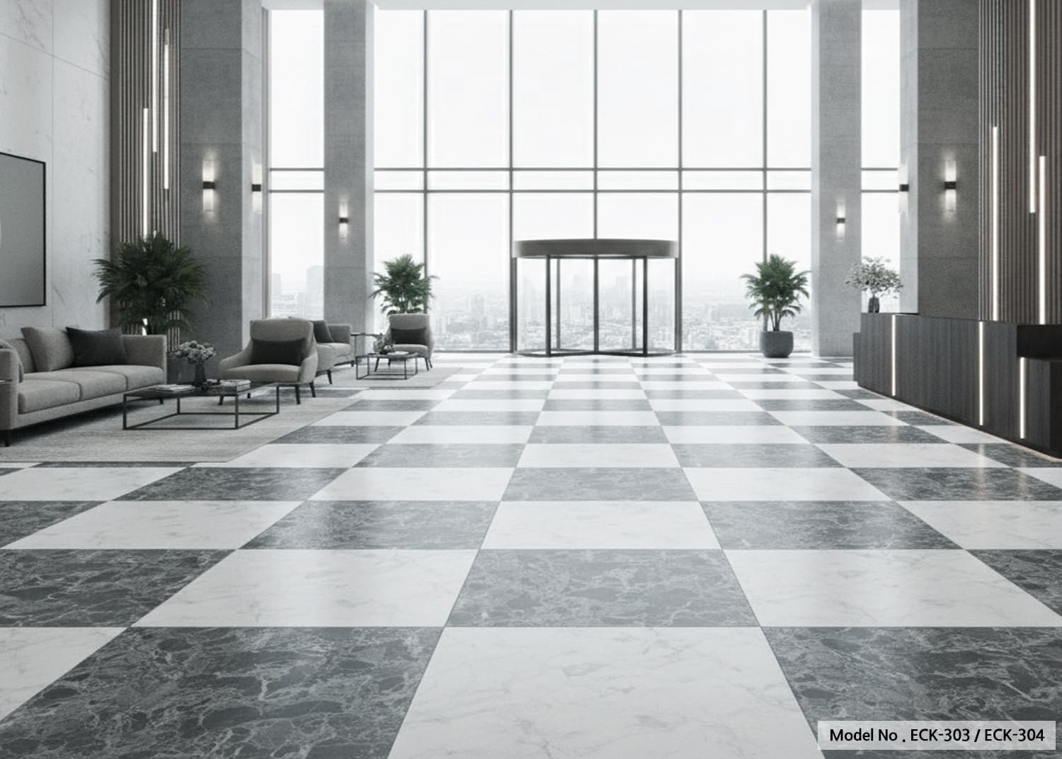 Peel and Stick Rigid Core Marble Pattern Floor Tiles 15.75″ X 15.75″ Vinyl Fl…