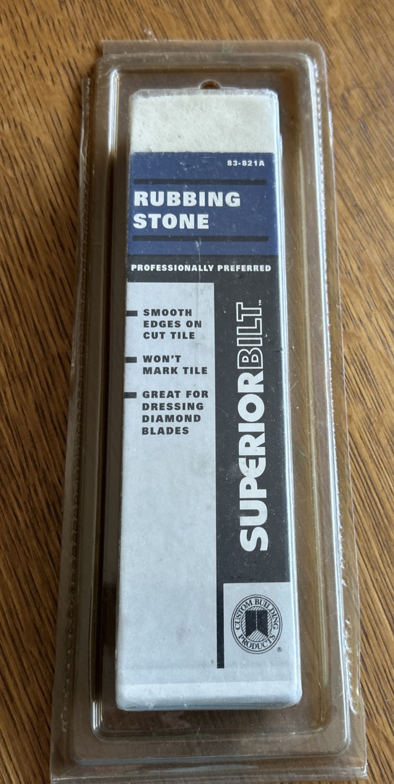 SuperiorBilt Rubbing Stone Used to Smooth Rough Edges on Cut Tile and Stone