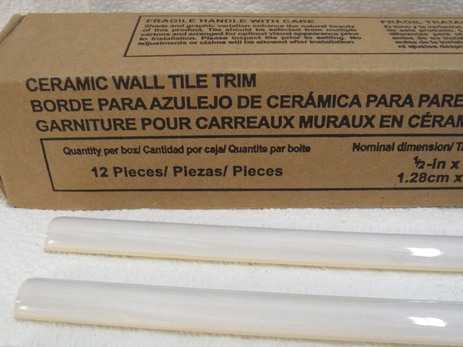 Dal-Tile Ceramic Trim “Jolly” CP06-Providential Gloss 12″x12″x1/4″ Pack of 12