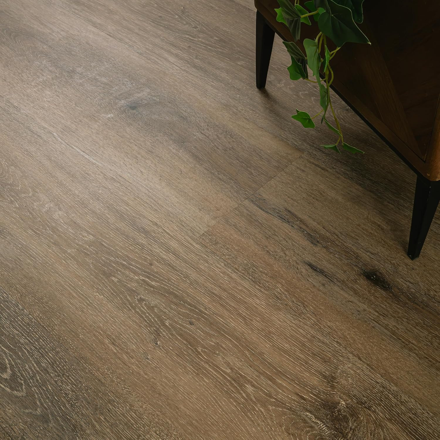 Elorie Auburn Valley Brown Waterproof Hybrid Flooring, 54 Sq. Ft. Box