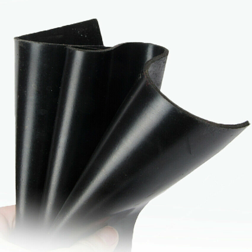Black Rubber Sheet 500 x 500 mm Rubber Mat Seal Pad Gasket 1/2/3/4/5/6 mm Thick