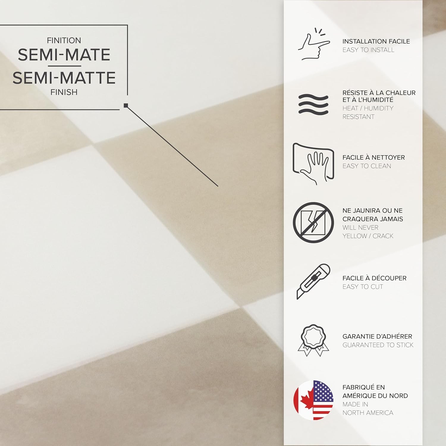 Stylish 3D Peel and Stick Backsplash Tiles – 5 Sheets, Easy to Clean & Maintain