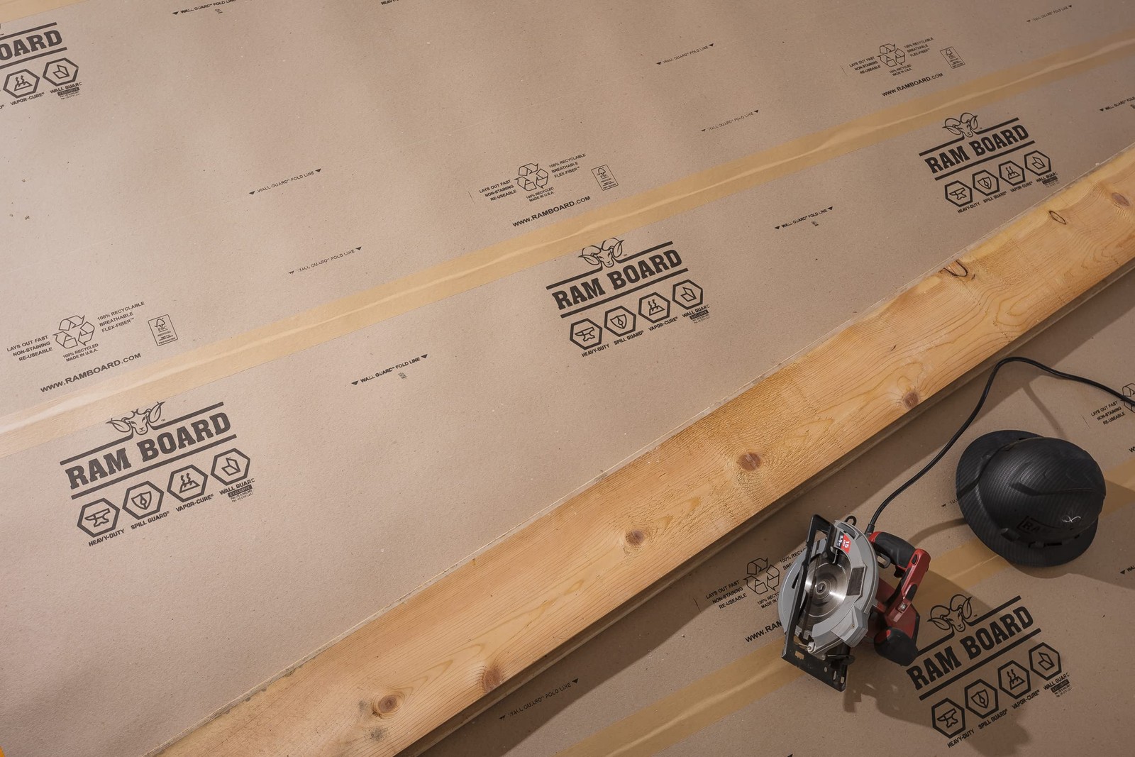 Ram Board 38 Inch X 100 Feet Heavy Duty Painting Remodeling Construction