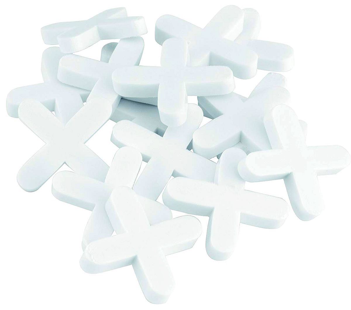 200 count TILE SPACERS 1/4″ 6mm white tombstones fLeXiBLe PVC Cross QEP 10005Q