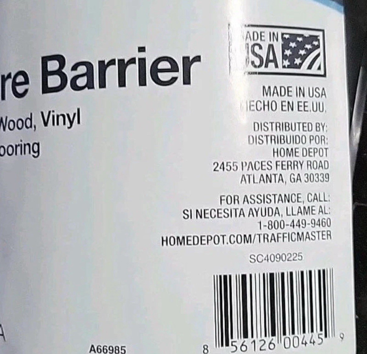 Moisture Barrier Underlayment, 200 Sq Ft 10′ x 20′ 6 Mil Vinyl Laminate Hardwood