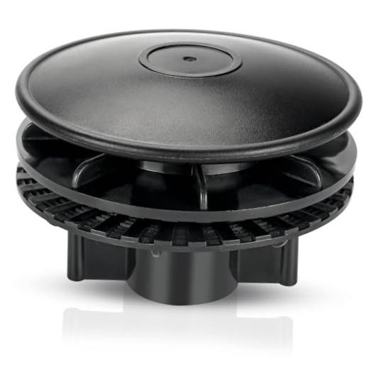 Boat Vent Black Boat Hatch Cover Support Mushroom Cap 4-1/4 inch