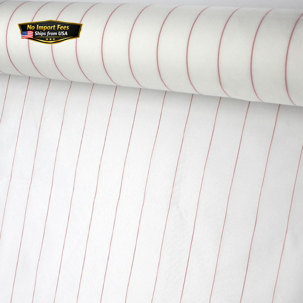 5 Yards Peel Ply, High Temperature Resistant Release Cloth, Carbon White, Red