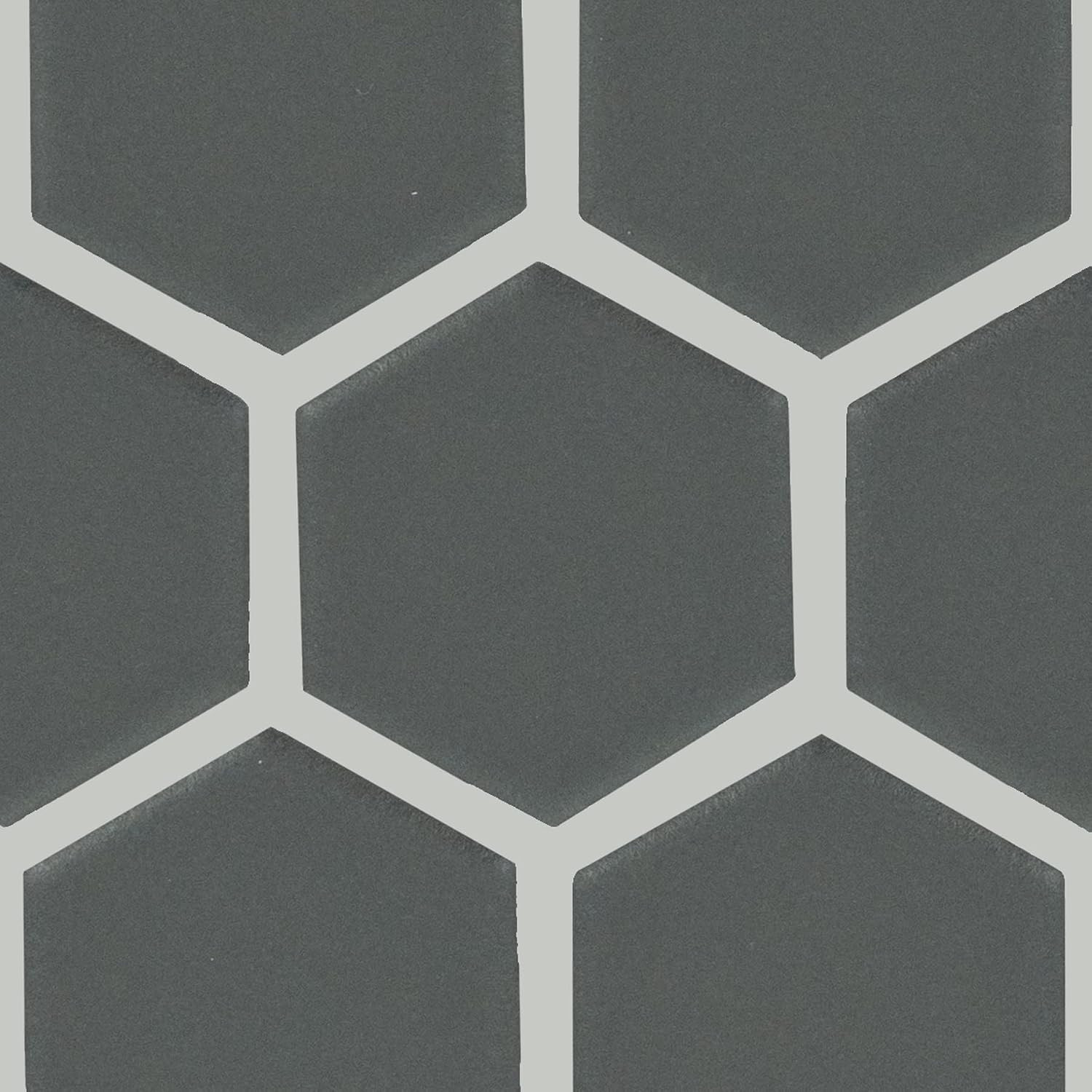 Matte Chalkboard/Gray 1.5″ Ceramic Hexagon Mosaic for Stylish Backsplashes