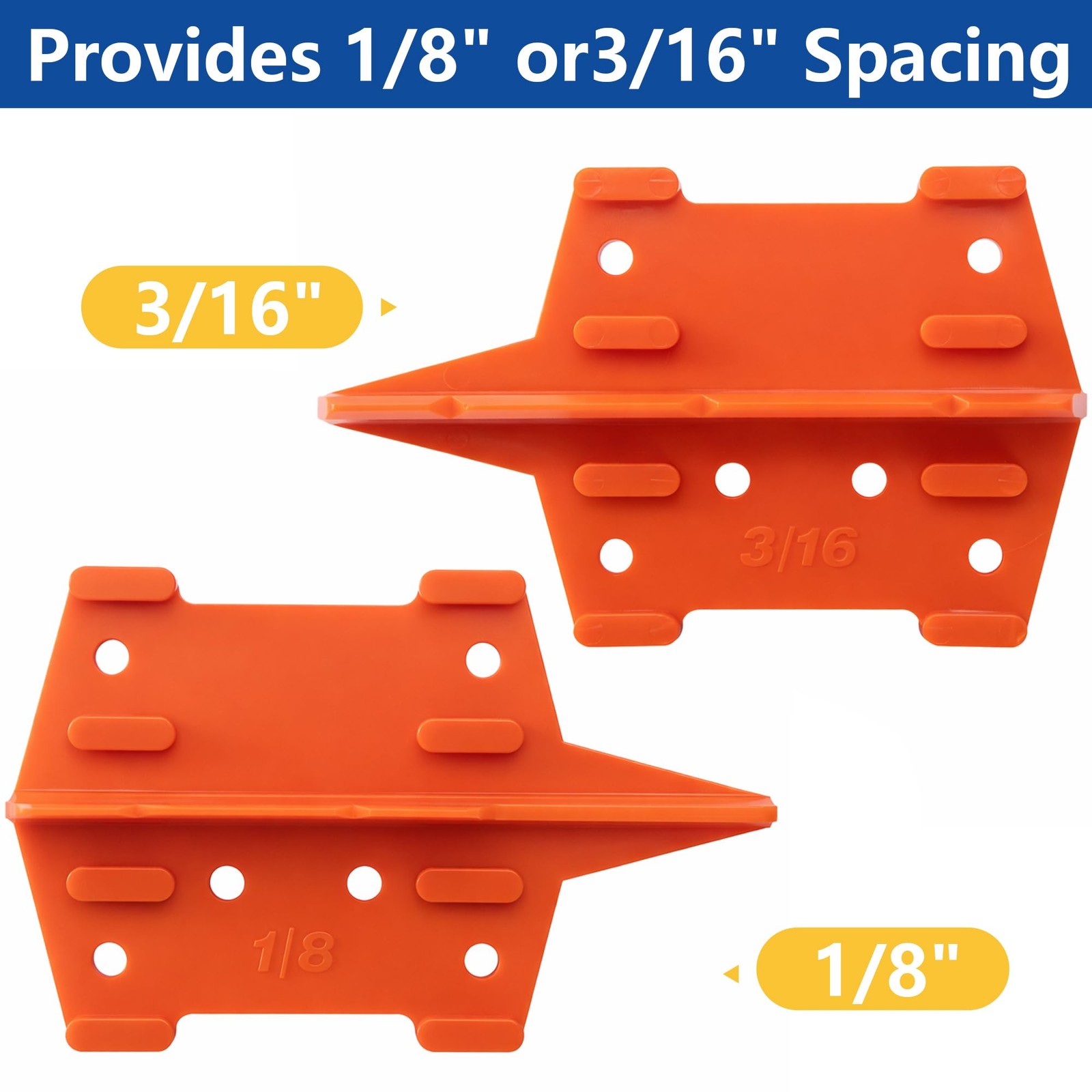 Nkiy Quen 2 Pcs ABS Deck Board Spacer, 1/8 and 3/16 Inch 2