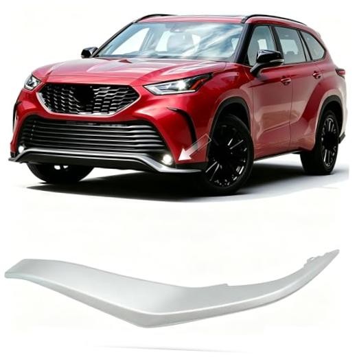 Bumper Lip Lower Molding Trim Strip Cover Fit for Highlander 2021 2022 2023