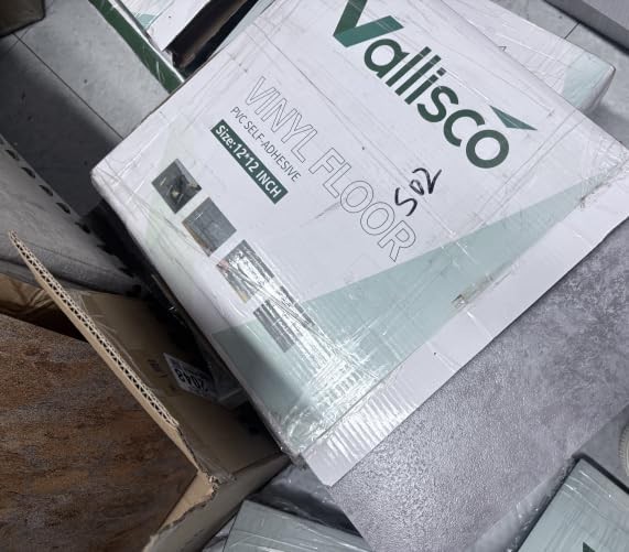 VallisCo 30-Piece 12×12 Floor Tiles 30 Sq Ft Waterproof Self-Adhesive Dark Gray