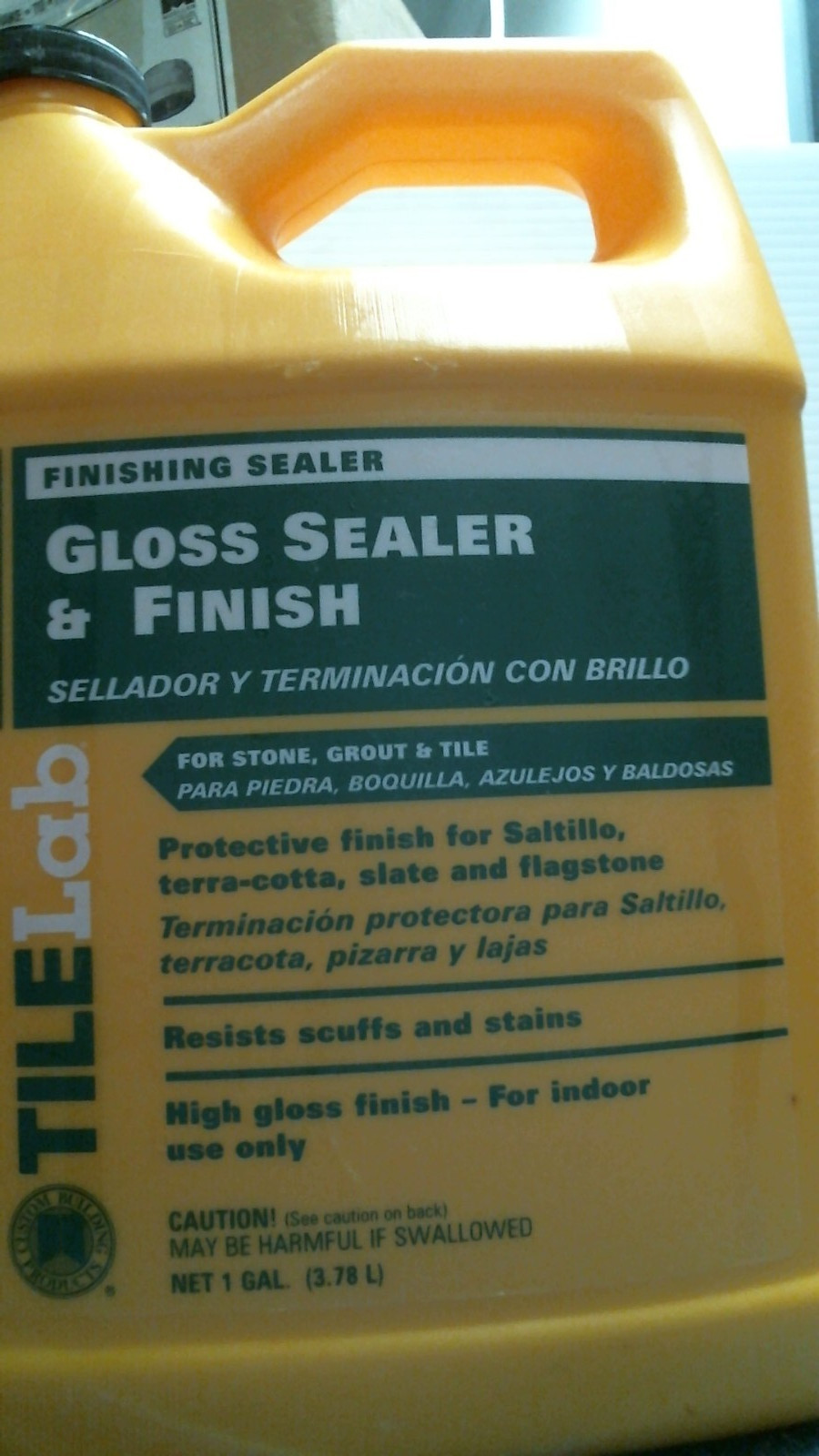 Tile Labs Finishing Sealer, Gloss Sealer & Finish, 1 Gal (76329) FS