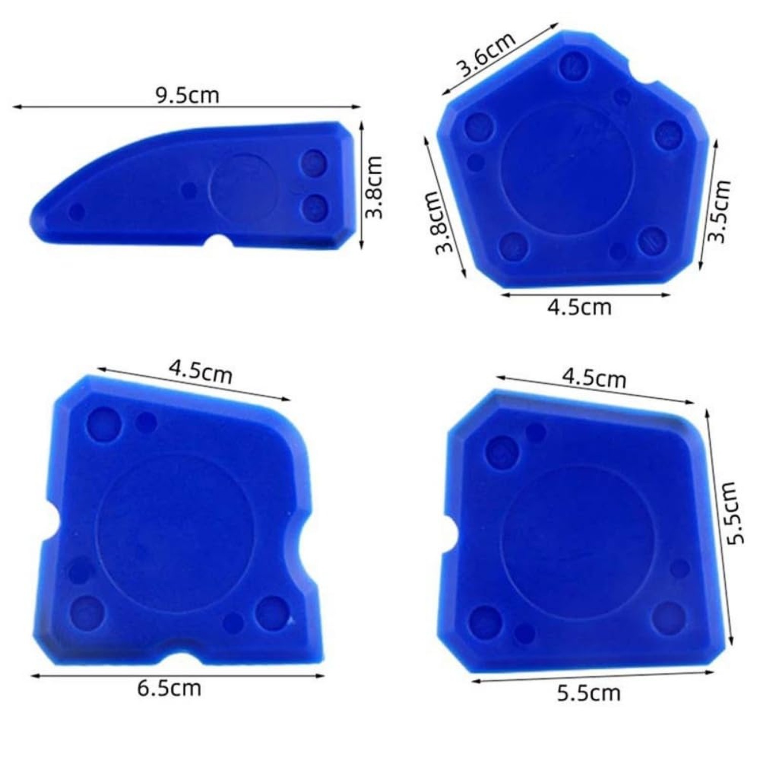 8 PCS Silicone Caulking Tools, Sealant Grout Finishing Kit for Bathroom Kitch…