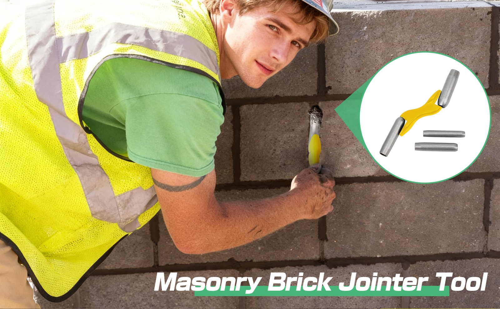 Brick Jointer 1/2″, 5/8″, 3/4″, 7/8″ Comfortable Handle Wall Joint Trimmer