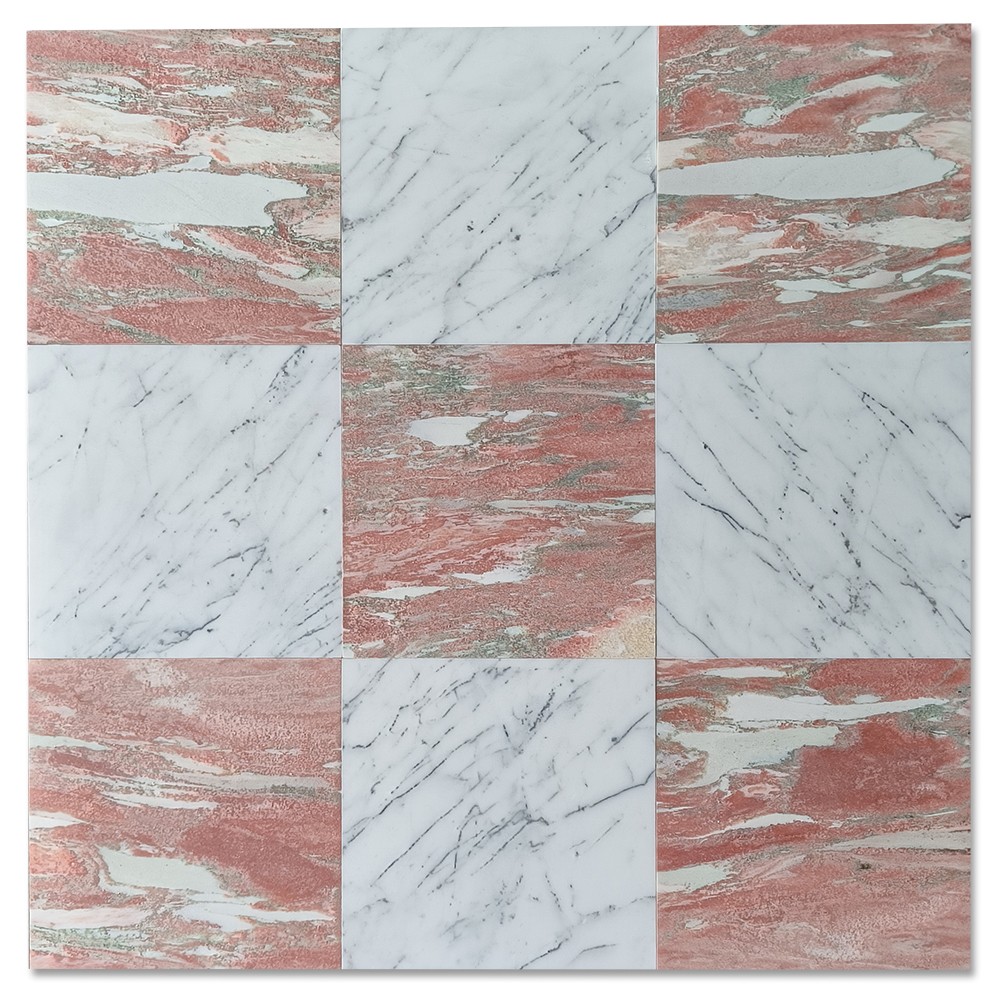 R44H Norwegian Rose Pink Marble 12×12 Wall Floor Tile Honed Matte(100 sq.ft.)