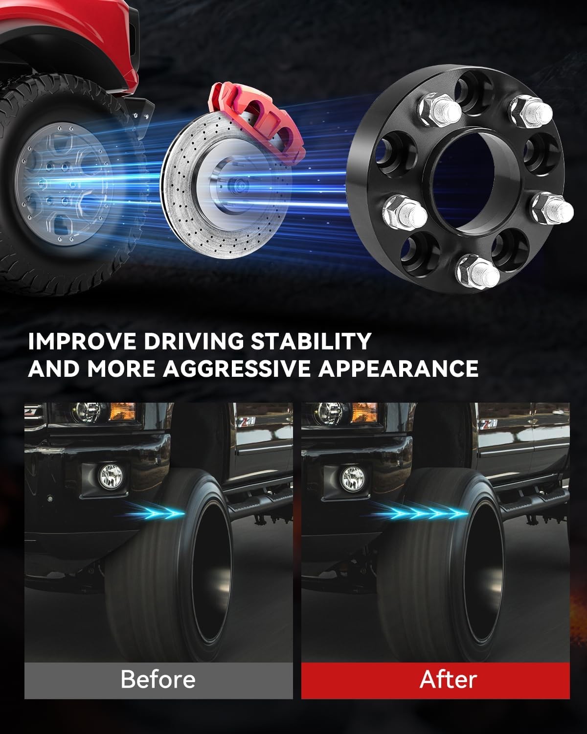 5X115 Spacers 1.25 Hubcentric for Charger Challenger